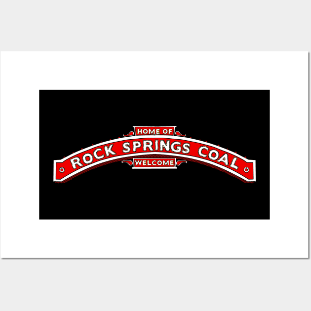 Rock Springs Coal Wall Art by blakely737